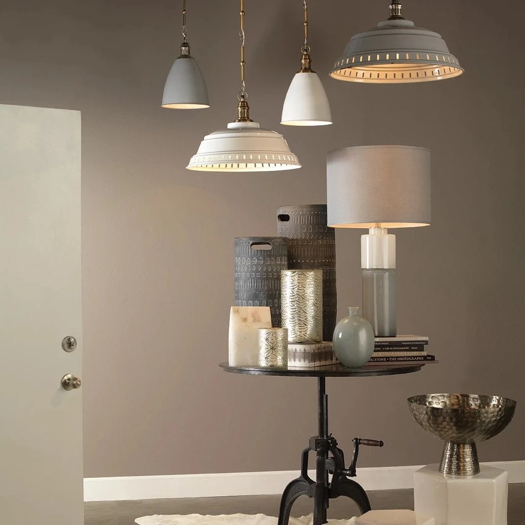 Jamie Young Tavern Pendant Gray 2 Jamie Young Tavern Pendant Gray