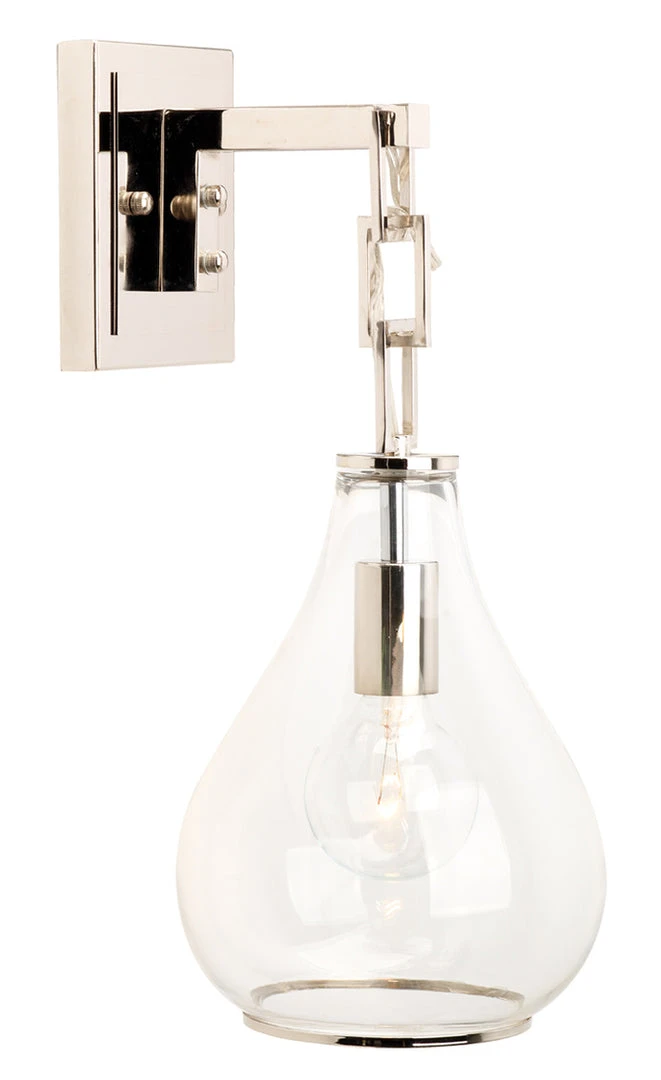 Jamie Young New Arrivals Teardrop Hanging Sconce Nickel 3 Jamie Young New Arrivals Teardrop Hanging Sconce Nickel