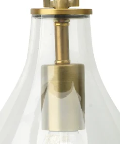 Jamie Young Teardrop Hanging Sconce Antique Brass