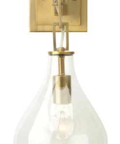 Jamie Young Teardrop Hanging Sconce Antique Brass