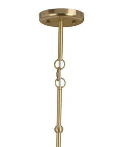 Jamie Young New Arrivals Nara Pendant Clear And Brass