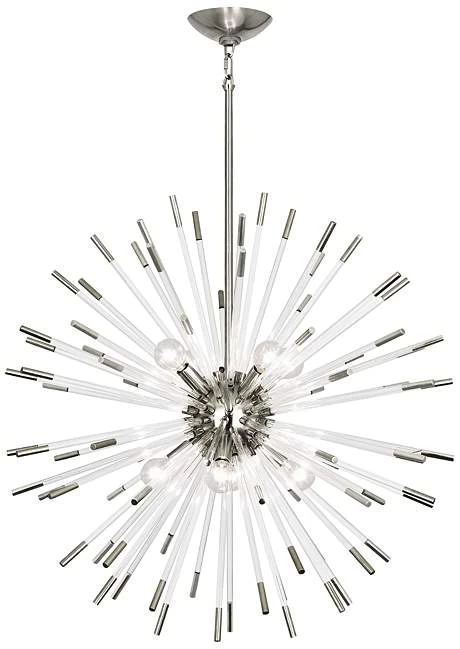 Robert Abbey New Arrivals Andromeda Large Chandelier In Polished Nickel 3 Robert Abbey New Arrivals Andromeda Large Chandelier In Polished Nickel