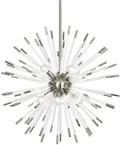 Robert Abbey New Arrivals Andromeda Large Chandelier In Polished Nickel