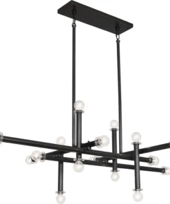 Jonathan Adler Milano Chandelier Deep Patina Bronze With Lucite Accents New Arrivals