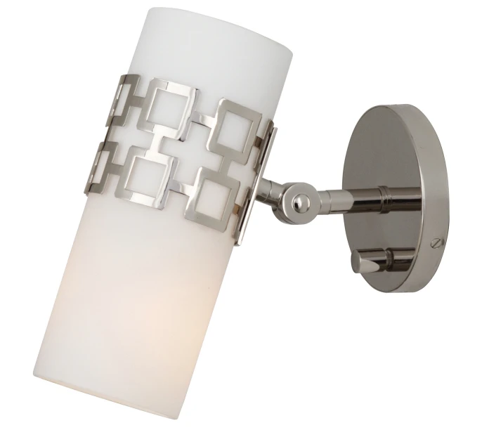 Jonathan Adler Parker Wall Sconce Polished Nickel 1 Jonathan Adler Parker Wall Sconce Polished Nickel