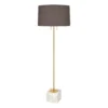 Jonathan Adler New Arrivals Canaan Floor Lamp In Gray And White