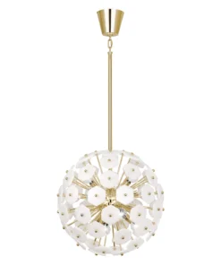 Jonathan Adler Vienna Small Globe Chandelier Brass New Arrivals