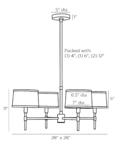 Arteriors Home Luciano Chandelier Bronze 16 Arteriors Home Luciano Chandelier Bronze