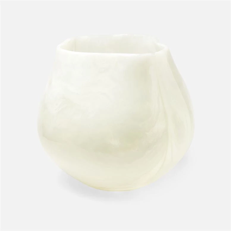 Made Goods Abria Vase Pearl 6 Made Goods Abria Vase Pearl