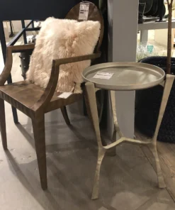 Made Goods New Arrivals Addison Small Side Table Aged Silver