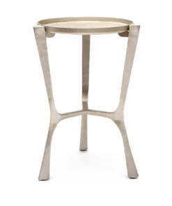 Made Goods New Arrivals Addison Small Side Table Aged Silver