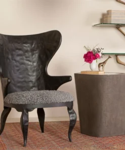 Made Goods New Arrivals Alfred Upholstered Lounge Chair Black