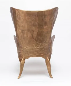 Made Goods Alfred Lounge Chair Hammered Gold Iron 12 Made Goods Alfred Lounge Chair Hammered Gold Iron