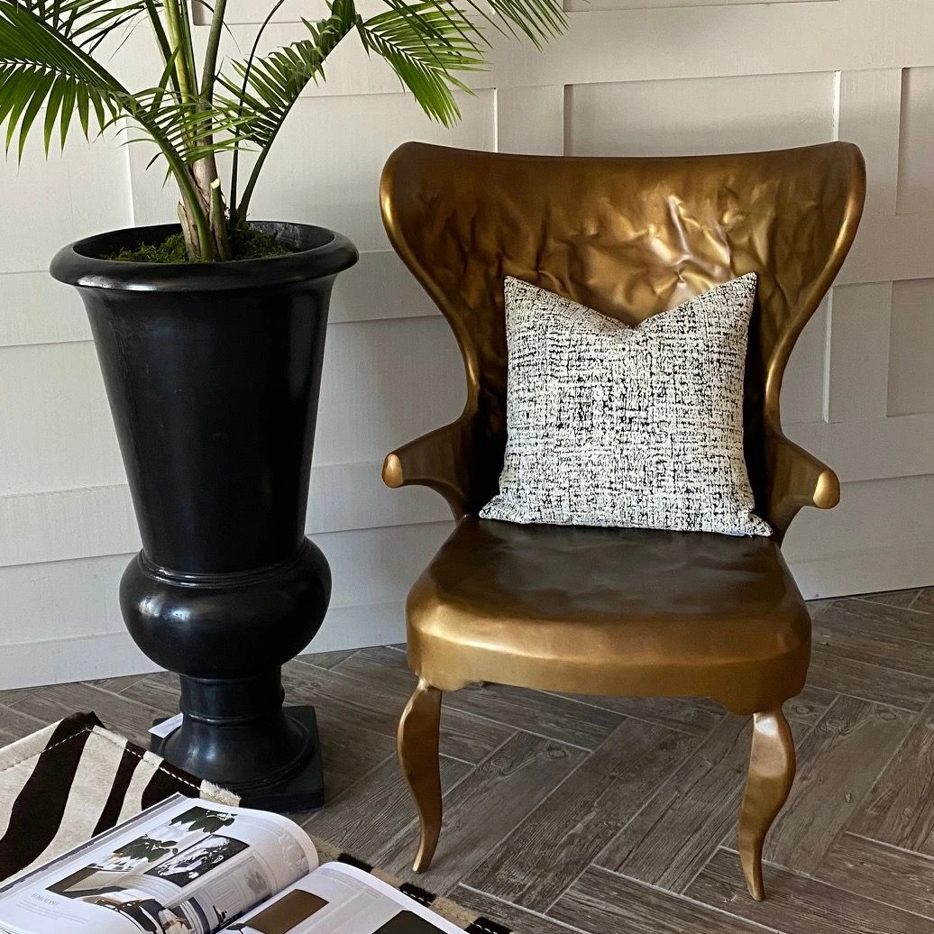 Made Goods Alfred Lounge Chair Hammered Gold Iron 2 Made Goods Alfred Lounge Chair Hammered Gold Iron