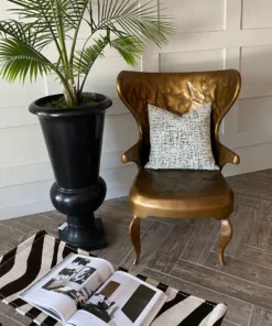 Made Goods Alfred Lounge Chair Hammered Gold Iron 11 Made Goods Alfred Lounge Chair Hammered Gold Iron