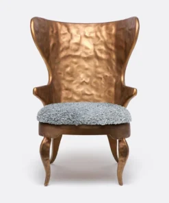 Made Goods New Arrivals Alfred Upholstered Lounge Chair Gold