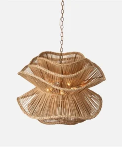 Made Goods Alondra Chandelier Natural Rattan New Arrivals