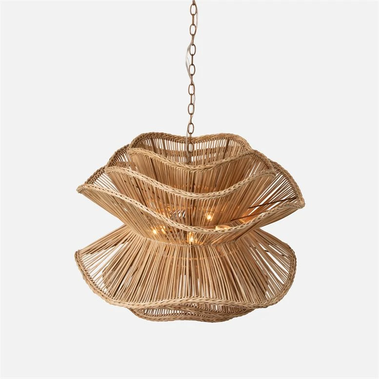 Made Goods Alondra Chandelier Large Natural Rattan New Arrivals 7 Made Goods Alondra Chandelier Large Natural Rattan New Arrivals