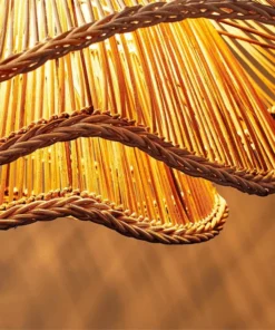 Made Goods Alondra Chandelier Natural Rattan New Arrivals