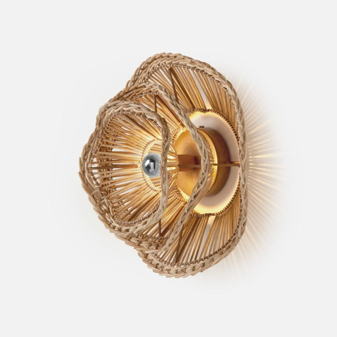 Made Goods New Arrivals Alondra Sconce Natural Rattan 1 Made Goods New Arrivals Alondra Sconce Natural Rattan
