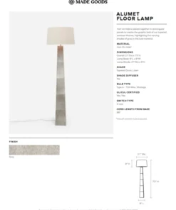 Made Goods Alumet Floor Lamp New Arrivals