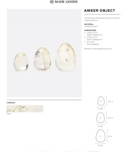 Made Goods Ameer Object New Arrivals