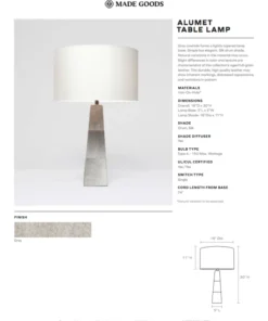Made Goods Alumet Table Lamp