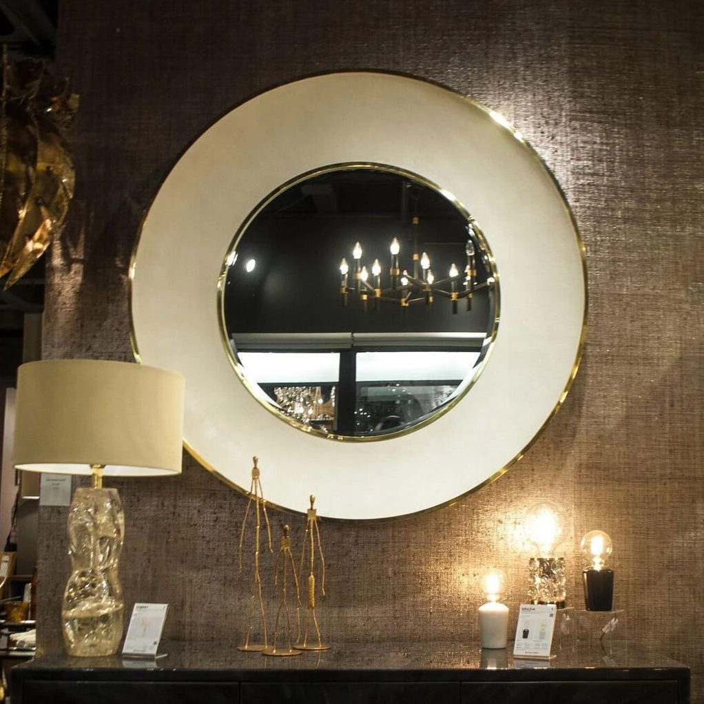 Made Goods Armond Mirror Snow And Brass 6 Made Goods Armond Mirror Snow And Brass