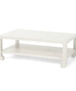 Made Goods Askel Coffee Table Pristine Faux Raffia