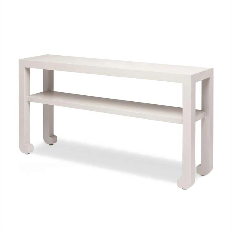 Made Goods Askel 60" Console French Gray Faux Raffia New Arrivals 1 Made Goods Askel 60" Console French Gray Faux Raffia New Arrivals