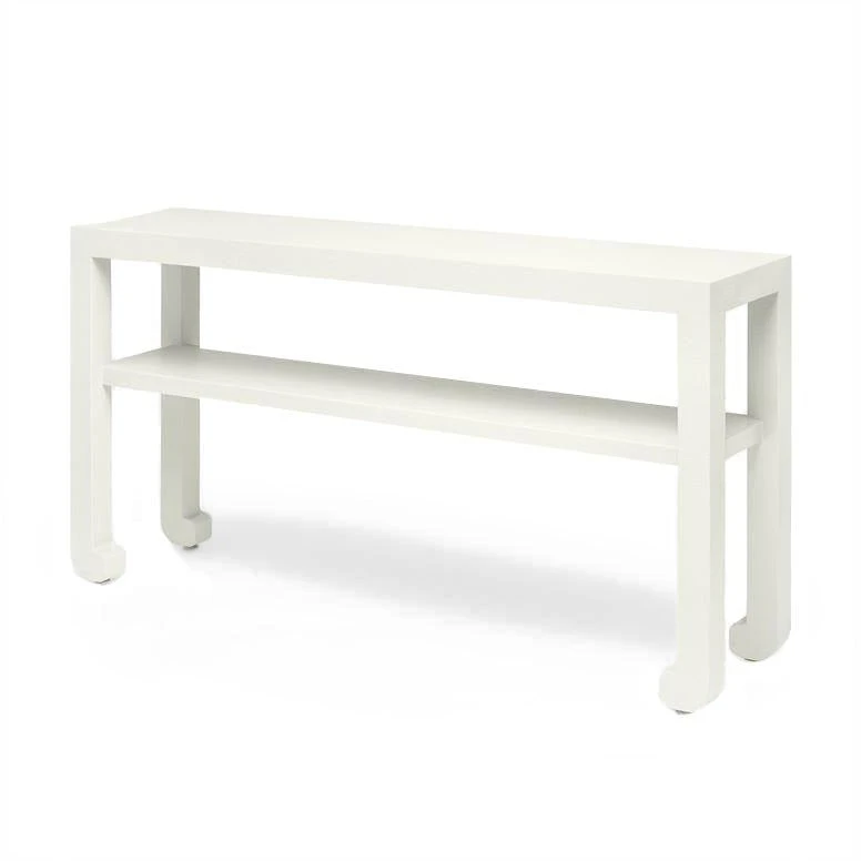 Made Goods Askel 60" Console Pristine Faux Raffia 1 Made Goods Askel 60" Console Pristine Faux Raffia