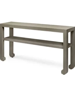 Made Goods New Arrivals Askel 60" Console Seal Faux Raffia