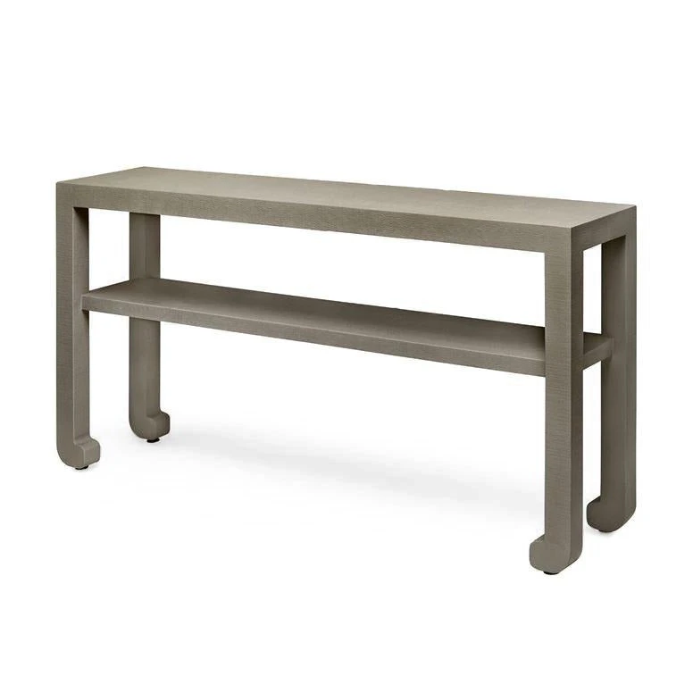 Made Goods New Arrivals Askel 60" Console Seal Faux Raffia 1 Made Goods New Arrivals Askel 60" Console Seal Faux Raffia