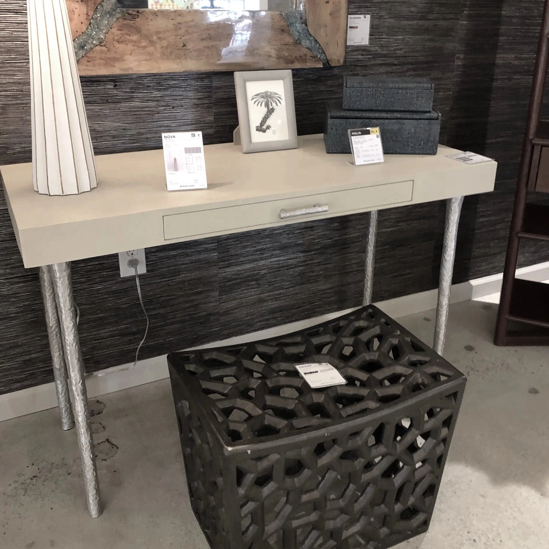 Made Goods Audrey Desk Ivory Faux Shagreen New Arrivals 4 Made Goods Audrey Desk Ivory Faux Shagreen New Arrivals