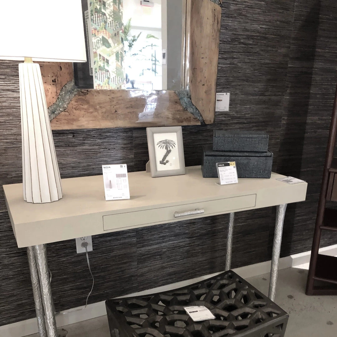 Made Goods Nova Table Lamp White Cement And Silver Leaf New Arrivals 2 Made Goods Nova Table Lamp White Cement And Silver Leaf New Arrivals