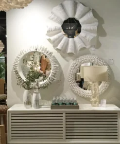 Made Goods New Arrivals Ava Mirror White Shell Resin Small 7 Made Goods New Arrivals Ava Mirror White Shell Resin Small