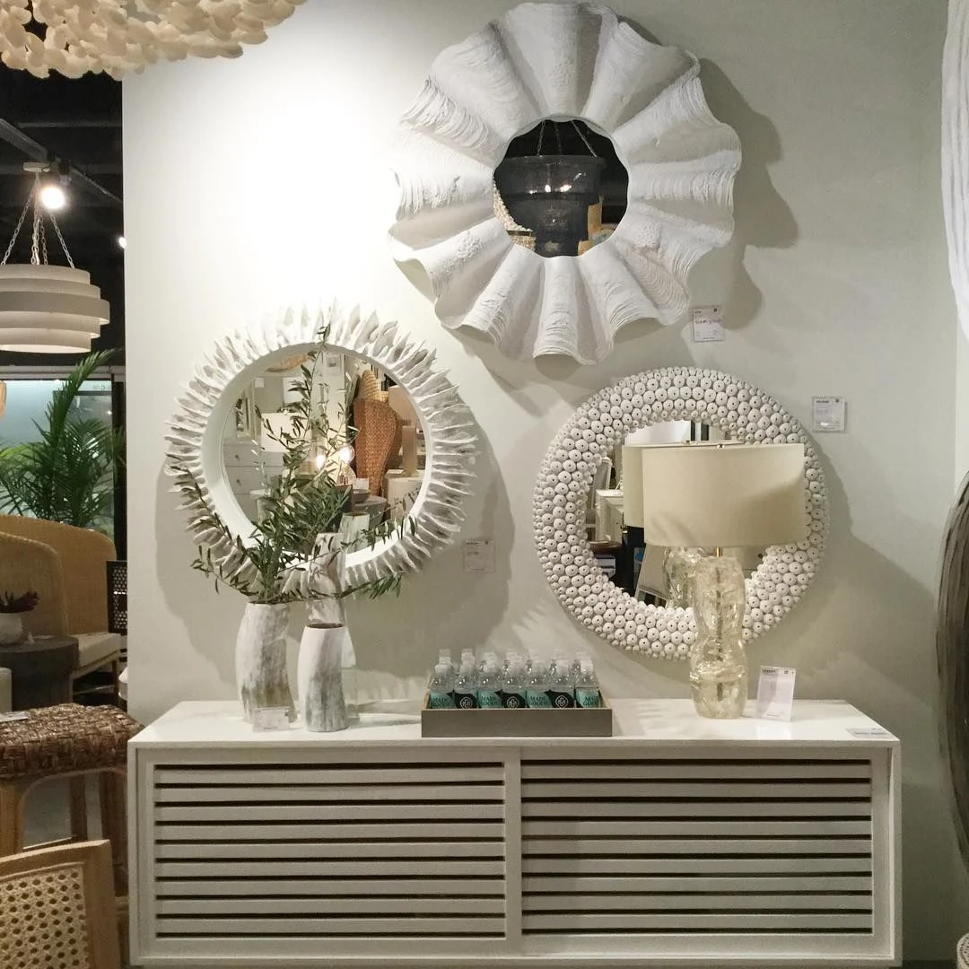 Made Goods New Arrivals Ava Mirror White Shell Resin Small 3 Made Goods New Arrivals Ava Mirror White Shell Resin Small