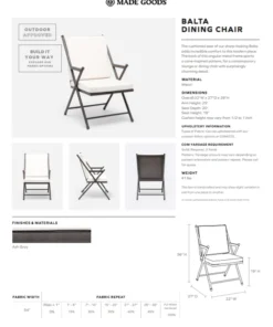 Made Goods New Arrivals Balta Dining Chair