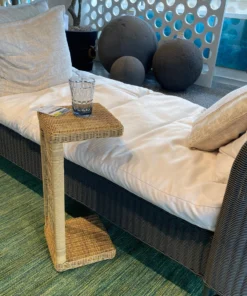 Made Goods Bellamy Drink Table Light Honey