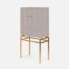 Made Goods Benjamin Standing Cabinet Sand And Gold