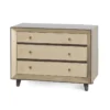 Made Goods Blaine Dresser Champagne Faux Canvas