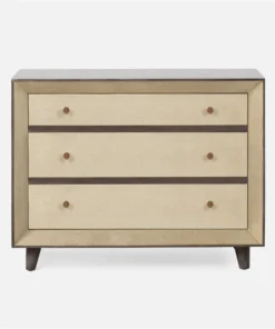 Made Goods Blaine Dresser Champagne Faux Canvas