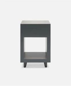 Made Goods New Arrivals Blaine Single Nightstand Pristine Faux Canvas