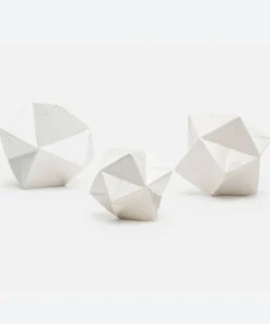 Made Goods New Arrivals Bodie Object Set Of Three White