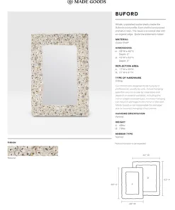 Made Goods New Arrivals Buford Mirror Small 5 Made Goods New Arrivals Buford Mirror Small