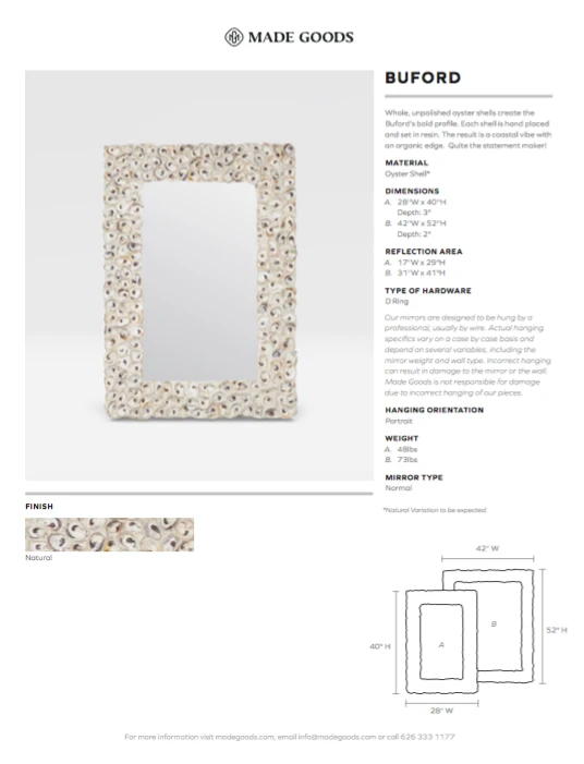 Made Goods New Arrivals Buford Mirror Small 3 Made Goods New Arrivals Buford Mirror Small