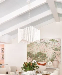 Made Goods Camille Chandelier White Gesso Metal 10 Made Goods Camille Chandelier White Gesso Metal