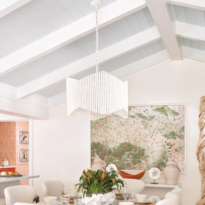 Made Goods Camille Chandelier White Gesso Metal 5 Made Goods Camille Chandelier White Gesso Metal