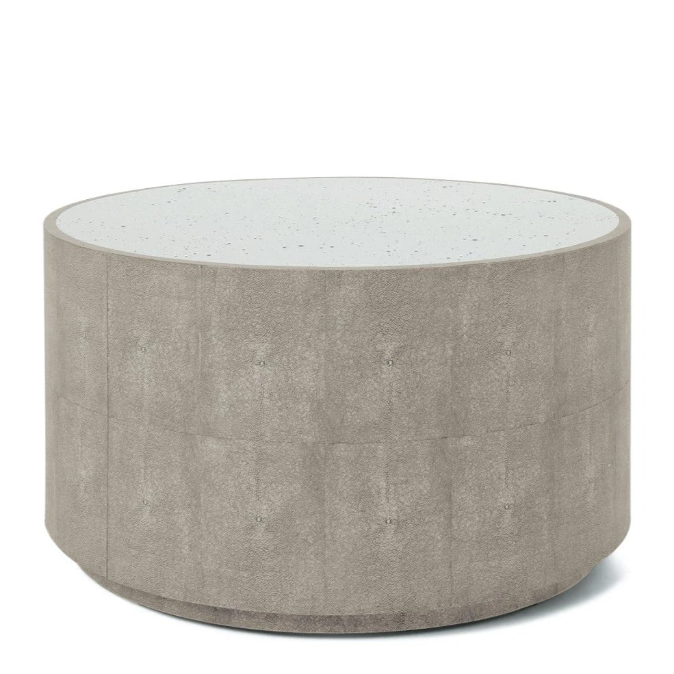 Made Goods Cara Cocktail Table Sand Faux Shagreen 1 Made Goods Cara Cocktail Table Sand Faux Shagreen