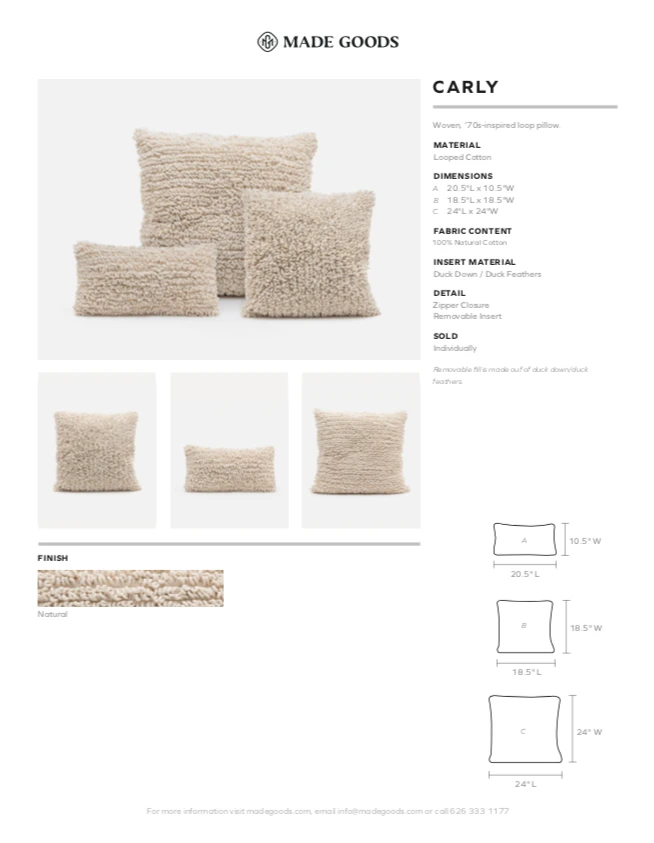 Made Goods Carly Pillow Square 4 Made Goods Carly Pillow Square